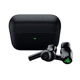 Razer Hammerhead True Wireless (2nd Gen) Bluetooth Gaming Earbuds: Chroma RGB Lighting -60ms Low-Latency- Active Noise Cancellation - Dual Environmental Noise Cancelling Microphones- Classic Black