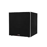 Polk Audio PSW10 10' Powered Subwoofer – Power Port Technology, Up to 100 Watts, Big Bass in Compact Design, Easy Setup with Home Theater Systems, Timbre-Matched with Monitor & T-Series Polk Speakers