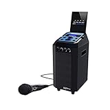 Singtrix Family Party Bundle Second Edition Karaoke Machine for Kids and Adults as seen on Shark Tank – Includes Microphone, Speaker and Pro Voice Tuning Technology and Effects, Black (SGTXCOMBO2)