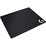Logitech G440 Hard Gaming Mouse Pad for High DPI Gaming -Rubber, Black