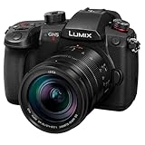 Panasonic LUMIX GH5M2, 20.3MP Mirrorless Micro Four Thirds Camera with Live Streaming, 4K 4:2:2 10-Bit Video, 5-Axis Image Stabilizer, 12-60mm F2.8-4.0 Leica Lens DC-GH5M2LK Black