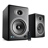 Audioengine A5+ Wireless Bluetooth Bookshelf Speakers - Premium 150W Stereo Speakers for Music, Gaming, Turntables, Home Theater Systems - Powerful Studio Monitors