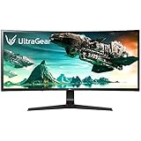 LG 34GL750-B 34 Inch 21: 9 Ultragear Curved Wfhd (2560 X 1080) IPS 144Hz G-SYNC Compatible Gaming Monitor,Black