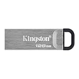 Kingston DataTraveler Kyson 128GB High Performance USB 3.2 Metal Flash Drive | Speeds up to 200MB/s | DTKN/128GB