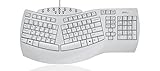 Perixx PERIBOARD-512W Periboard-512 Ergonomic Split Keyboard - Natural Ergonomic Design - White - Bulky Size 19.09'X9.29'X1.73', US English Layout