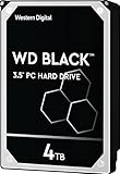 Western Digital 4TB WD Black Performance Internal Hard Drive HDD - 7200 RPM, SATA 6 Gb/s, 256 MB Cache, 3.5' - WD4005FZBX
