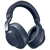 Jabra Elite 85H Wireless Noise-Canceling Headphones, Navy – Over Ear Bluetooth Headphones Compatible with iPhone and Android - Built-in Microphone, Long Battery Life - Rain and Water Resistant