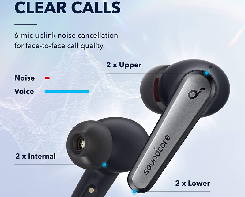 anker soundcore liberty air 2 pro mics