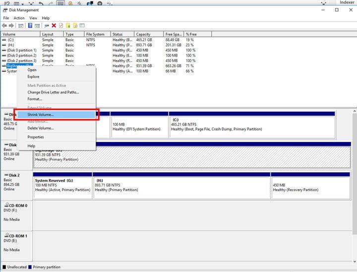 disk partition 2
