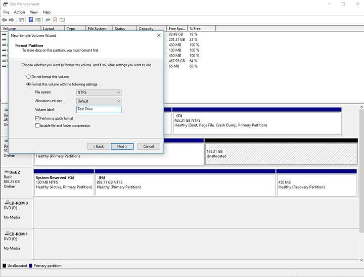 disk partition 6