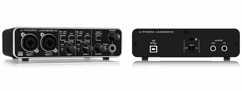 behringer u-phoria umc202hd