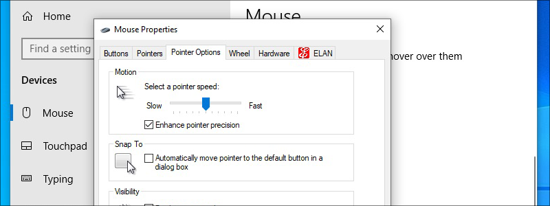 how to check mouse dpi on windows 10 15