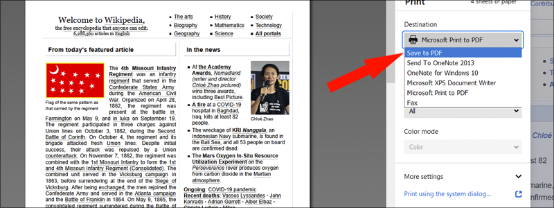 how to save a webpage as a pdf 34
