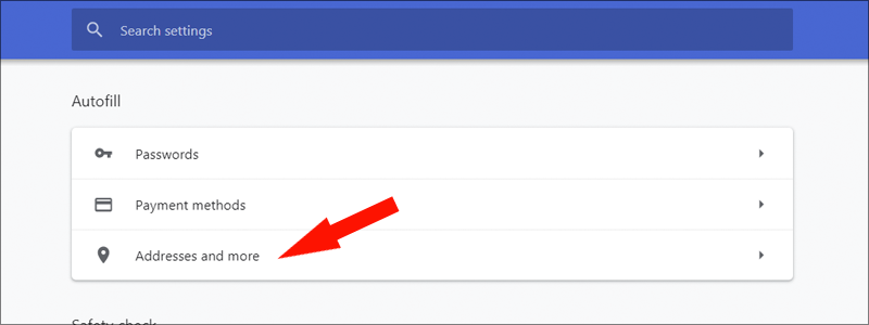 how to turn off uutofill on chrome 6