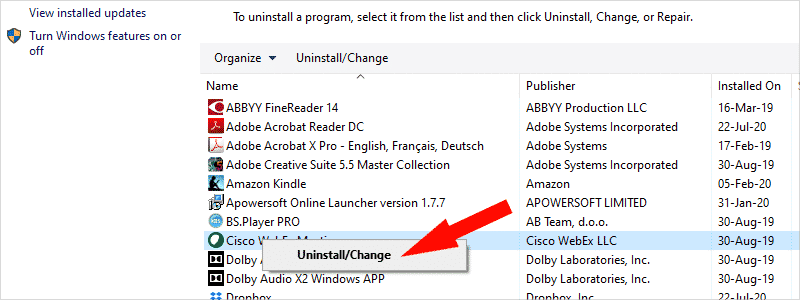 how to uninstall drivers on windows 10 i