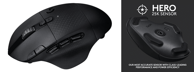 logitech g604 lightspeed wireless gaming mouse