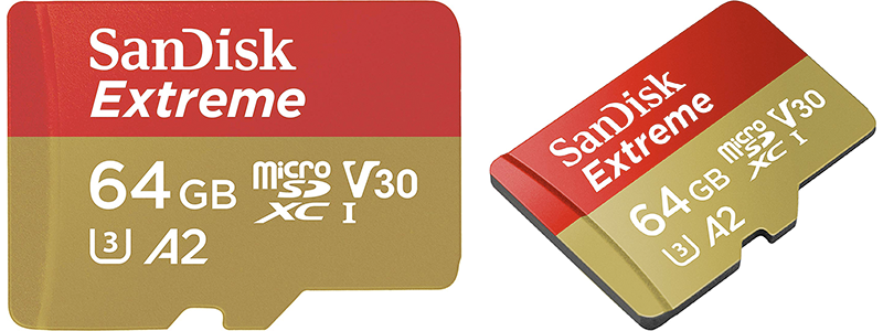 sandisk extreme microsd u3 a2