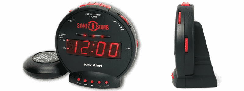 sonic bomb alarm clock