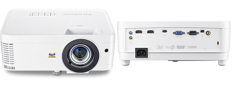 viewsonic short throw gaming projector px706hd
