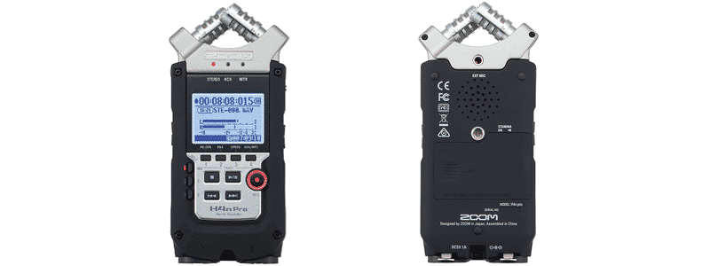zoom h4n pro digital multitrack recorder